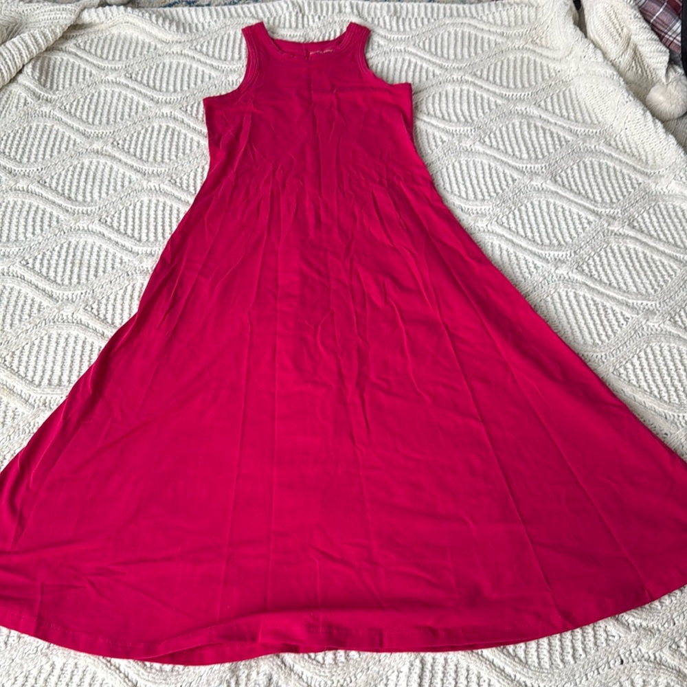 Universal standard pink jersey tank dress XS